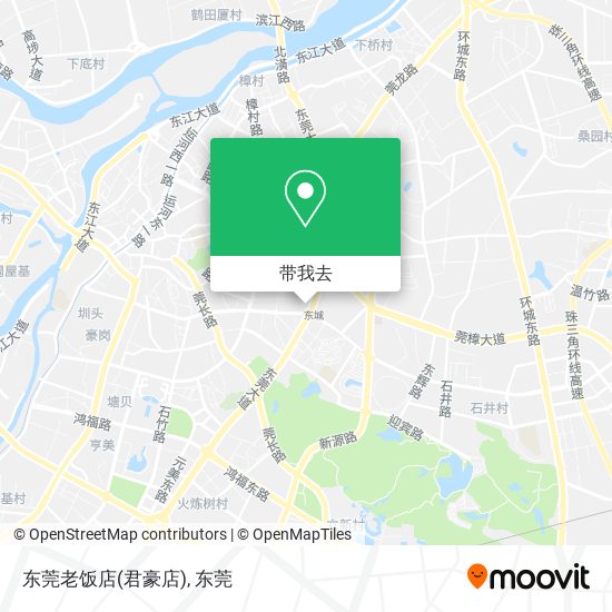 东莞老饭店(君豪店)地图