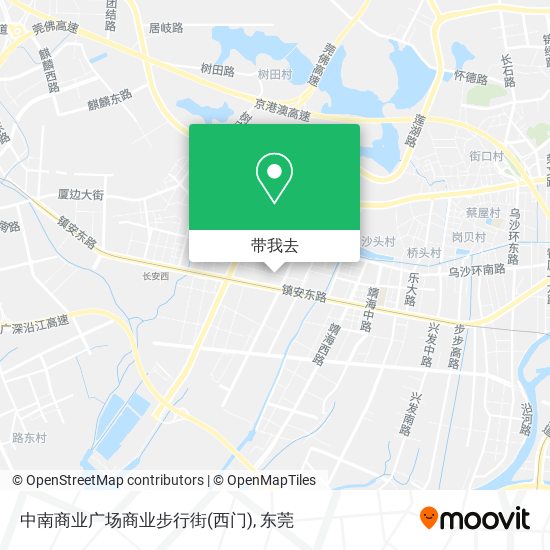 中南商业广场商业步行街(西门)地图