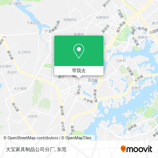 大宝家具制品公司分厂地图