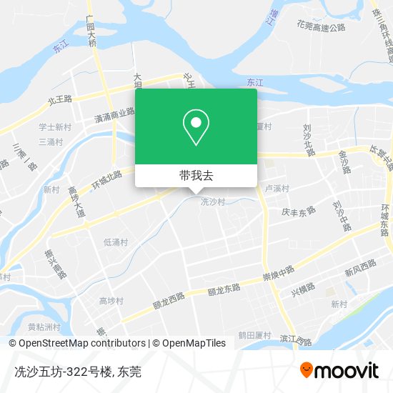 冼沙五坊-322号楼地图