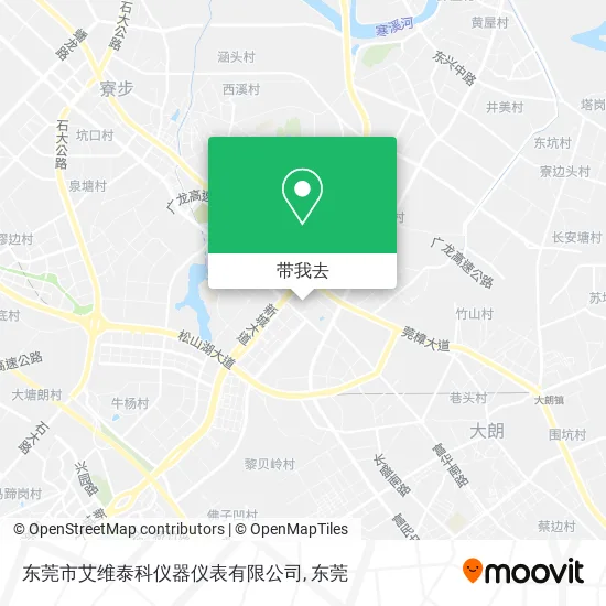 东莞市艾维泰科仪器仪表有限公司地图