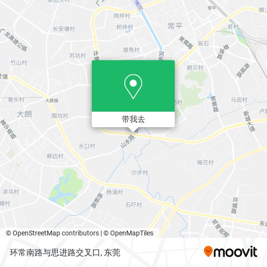 环常南路与思进路交叉口地图