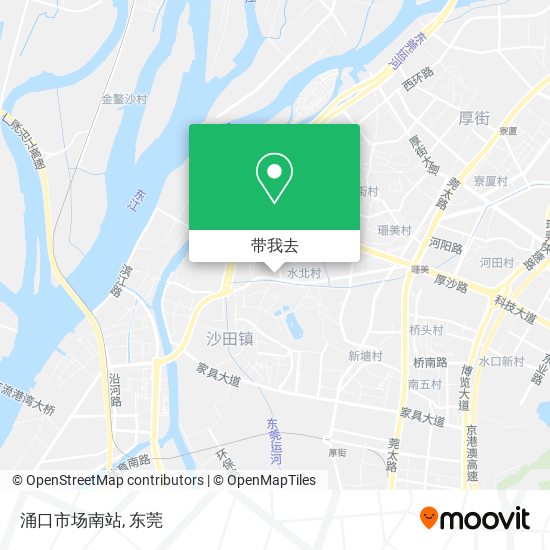 涌口市场南站地图