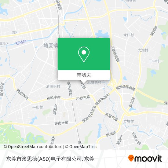 东莞市澳思德(ASD)电子有限公司地图