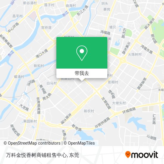 万科金悦香树商铺租售中心地图