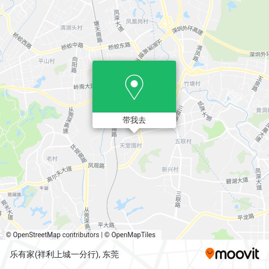 乐有家(祥利上城一分行)地图