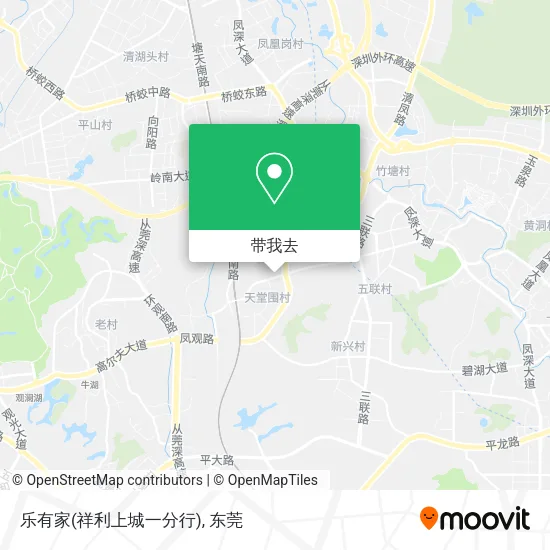 乐有家(祥利上城一分行)地图