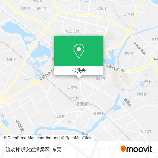 流动摊贩安置摆卖区地图