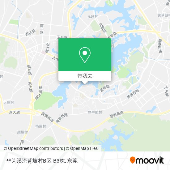 华为溪流背坡村B区-B3栋地图