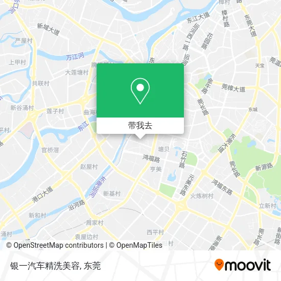 银一汽车精洗美容地图