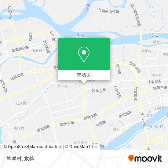 芦溪村地图