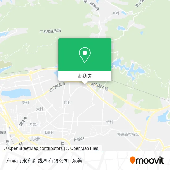 东莞市永利红线盘有限公司地图