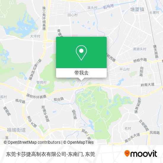 东莞卡莎捷高制衣有限公司-东南门地图