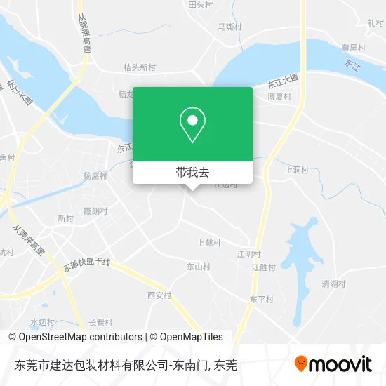 东莞市建达包装材料有限公司-东南门地图