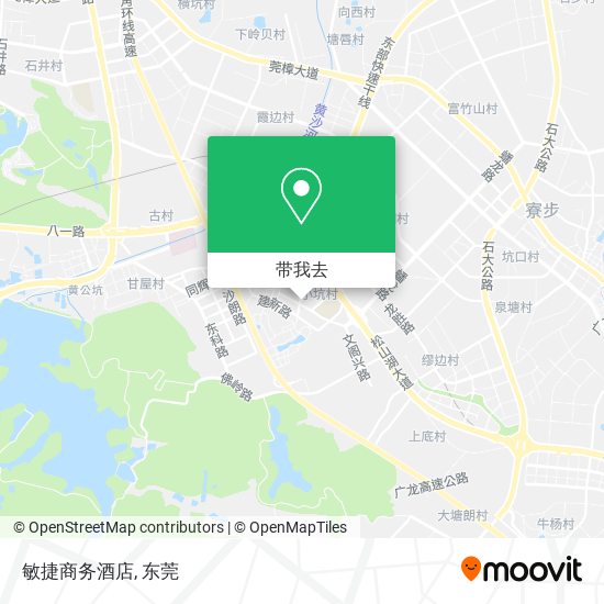 敏捷商务酒店地图