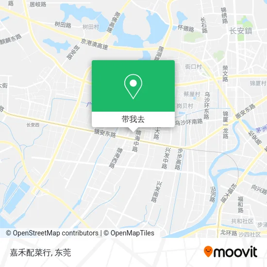 嘉禾配菜行地图