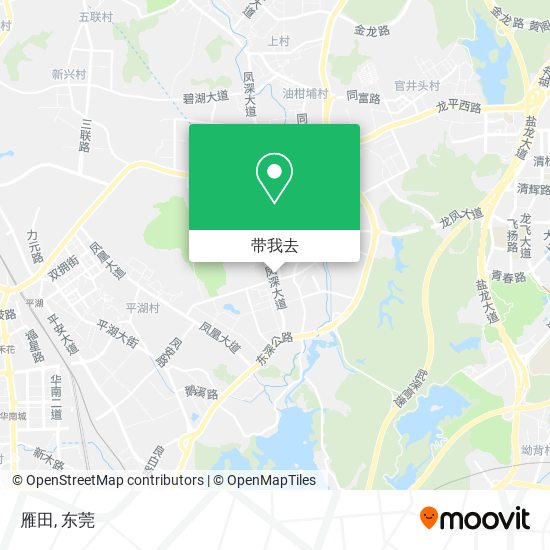 雁田地图