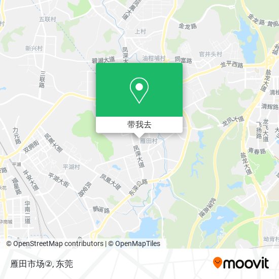 雁田市场②地图