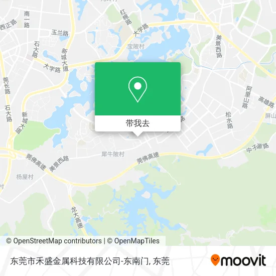 东莞市禾盛金属科技有限公司-东南门地图