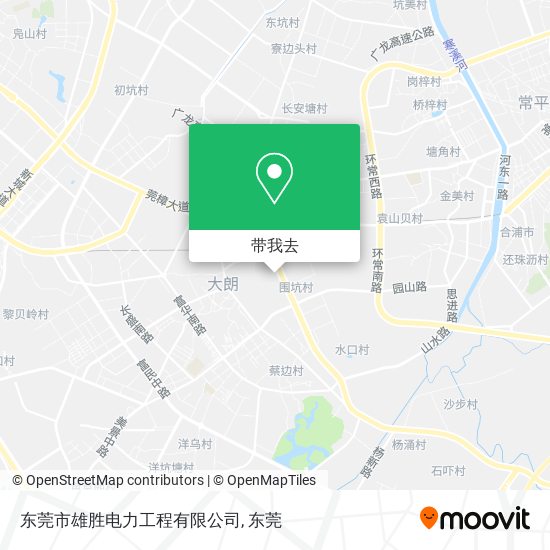 东莞市雄胜电力工程有限公司地图