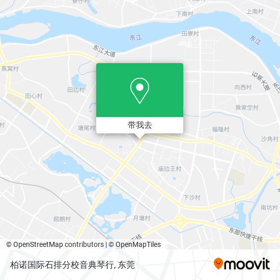 柏诺国际石排分校音典琴行地图