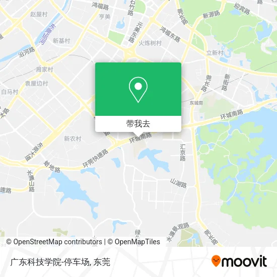 广东科技学院-停车场地图