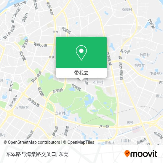 东翠路与海棠路交叉口地图