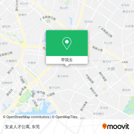 安桌人才公寓地图