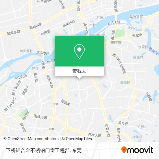 下桥铝合金不锈钢门窗工程部地图