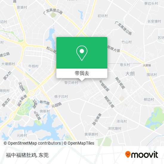福中福猪肚鸡地图