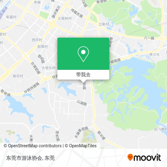 东莞市游泳协会地图