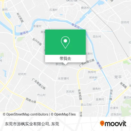 东莞市游枫实业有限公司地图
