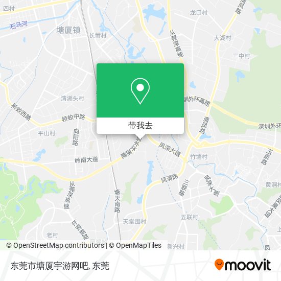 东莞市塘厦宇游网吧地图