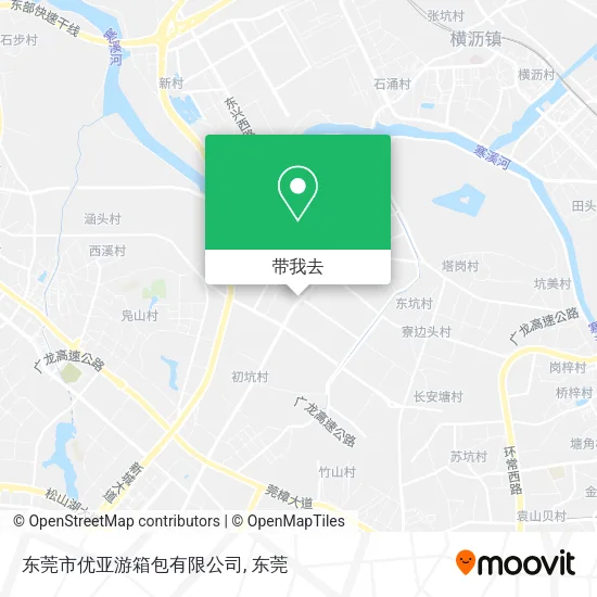 东莞市优亚游箱包有限公司地图