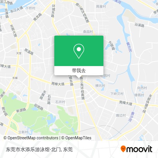 东莞市水添乐游泳馆-北门地图
