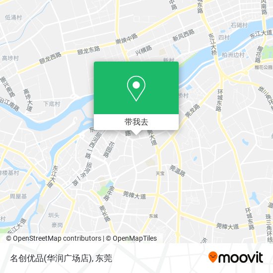 名创优品(华润广场店)地图