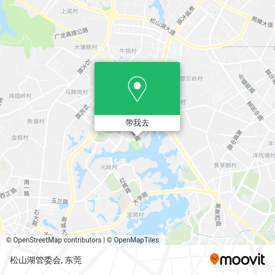 松山湖管委会地图