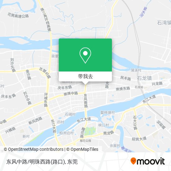 东风中路/明珠西路(路口)地图