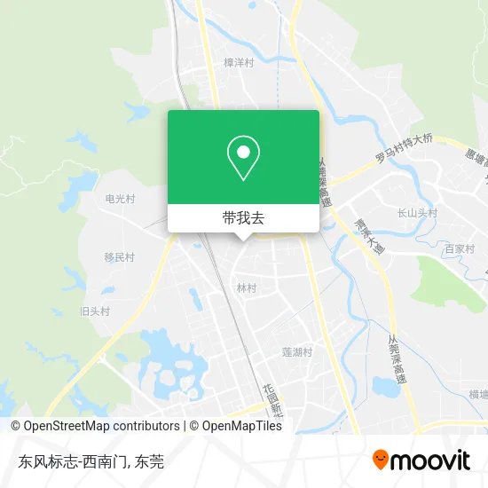 东风标志-西南门地图