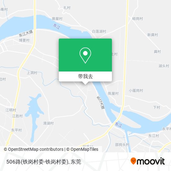 506路(铁岗村委-铁岗村委)地图