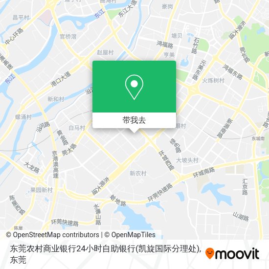 东莞农村商业银行24小时自助银行(凯旋国际分理处)地图