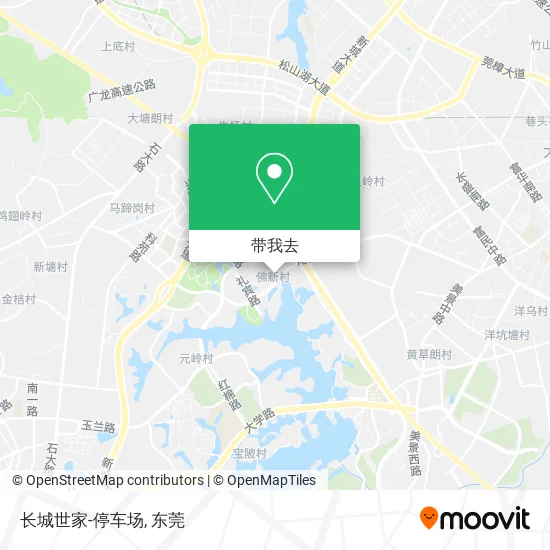 长城世家-停车场地图