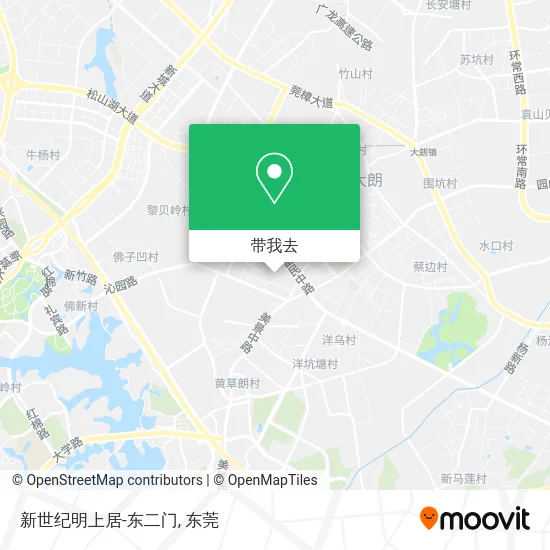 新世纪明上居-东二门地图
