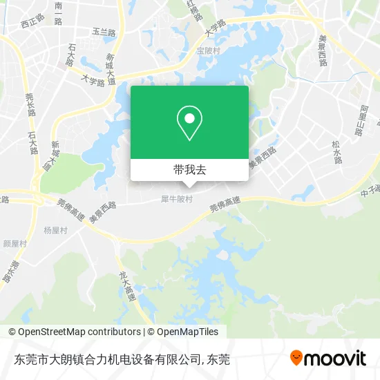 东莞市大朗镇合力机电设备有限公司地图