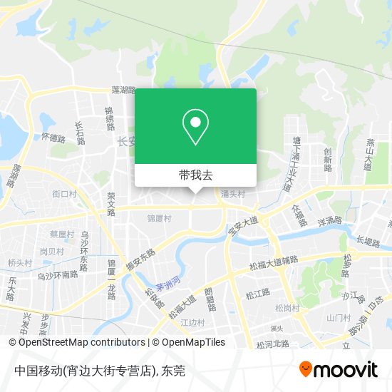 中国移动(宵边大街专营店)地图