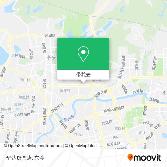 华达厨具店地图