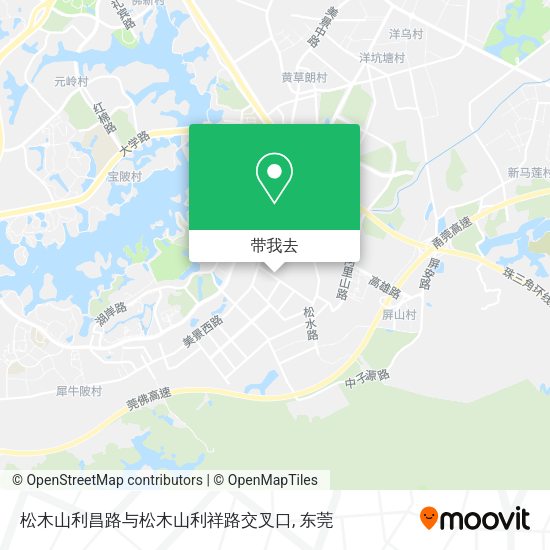 松木山利昌路与松木山利祥路交叉口地图