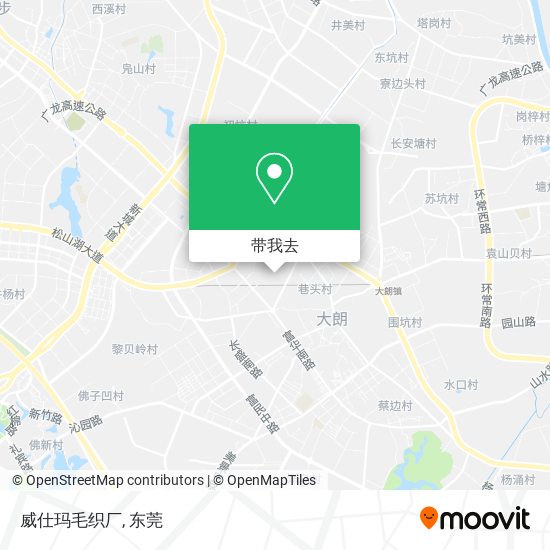 威仕玛毛织厂地图