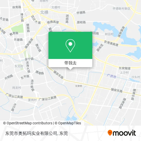 东莞市奥拓玛实业有限公司地图