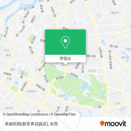 美丽田园(新世界花园店)地图